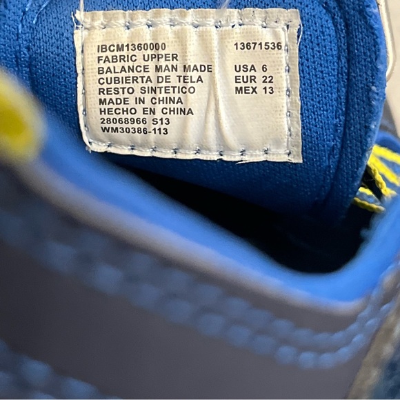 Child Of Mine by Carter’s Blue and Yellow Velcro Toddler Boy Sandals Size 6 - Picture 7 of 7